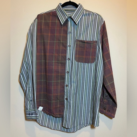 Mix Matched Button Down Shirt - Picture 3 of 4